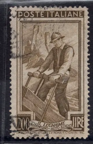 Lavoro Lire 200 Nr. 652 Verzahnung 13,1/4 x 14,1/4 filigran SA