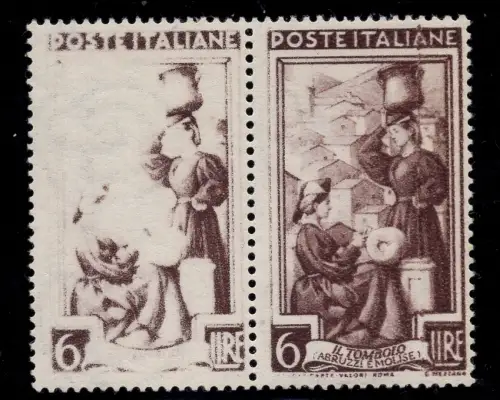 ARBEIT 6 L. PAAR MIT FLÜCHTIGEM DRUCK