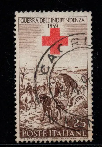 UNABHÄNGIGKEIT 25 L. II KREUZAUFLAGE RECHTS VERSCHOBEN