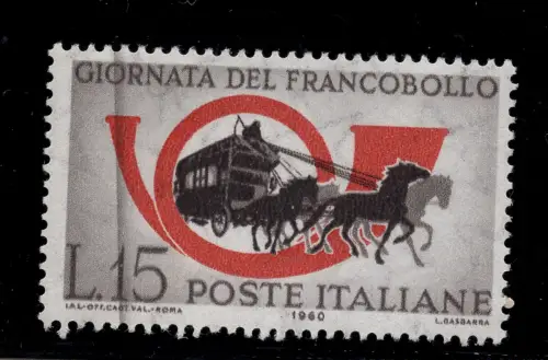 Tag der Briefmarke 1960 Nr. 898 Farbzeile