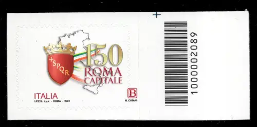 Senso Civico stark verschobene Stanzung ohne B Barcode