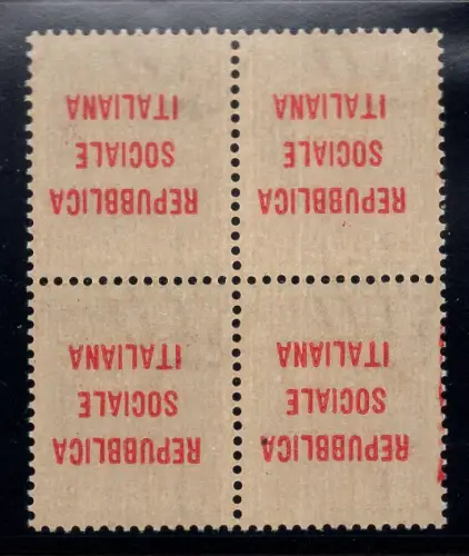 Torino Cent. 50 n. 493l Viertel Aufdruck beidseitig