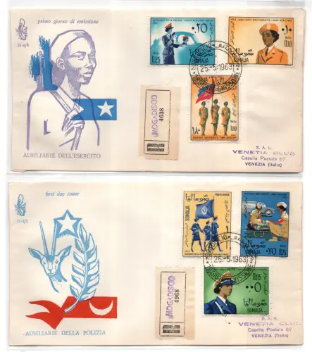 Unabhängiges Somalia - Auxiliari Polizia FDC Venetia Club Nr. 31