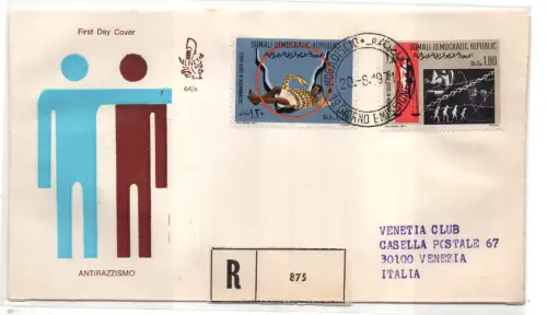 Unabhängiges Somalia - Rassismus FDC Venetia Club Nr. 64