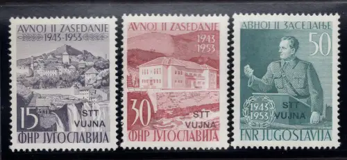 Triest B - Parlament Jace Nr. 95/97 - postfrisch