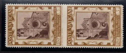 Konzil von Trient Cent. 5 Paar ungezähnt in der Mitte - MNH