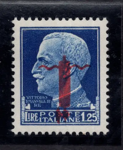 Fascetti Lire 1,25 Nr. 495a umgedrehter Aufdruck (Turin) - MNH