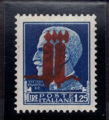 Fascetti Lire 1,25 Nr. 495b Doppelaufdruck (Turin) - MNH