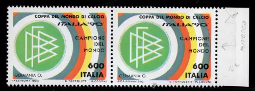 Deutschland Fußball Weltmeister Italien '90 mit Retusche
