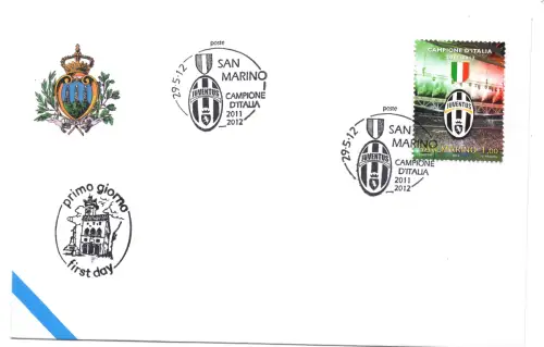 Juventus Champion 2012 San Marino Fußball Offizielle Absage