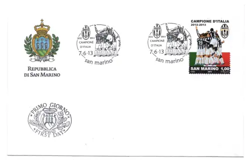 Juventus Champion 2013 San Marino Fußball Offizielle Absage