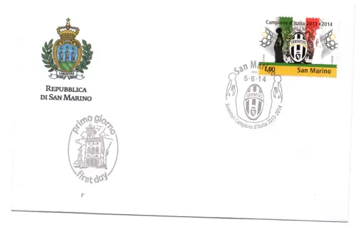 Juventus Champion 2014 San Marino Fußball Offizielle Absage