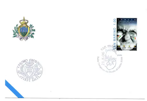 Italien Weltmeister 2006 - San Marino Fußball offizielle Absage