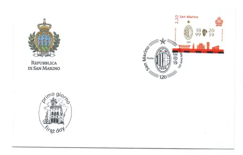 120. Jubiläum von Mailand - San Marino Fußball offizielle Absage