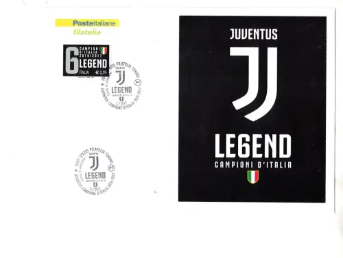Juventus Italienischer Meister 2017 Fußball - Umschlag mit offizieller Annullierung