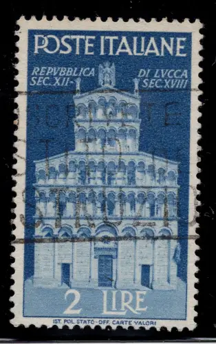 Advent der Republik 2 Lire Nr. 567 filigran DA