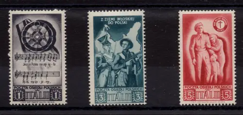 Polnisches Korps - Kriegsrettungsserie mit geänderten Farben