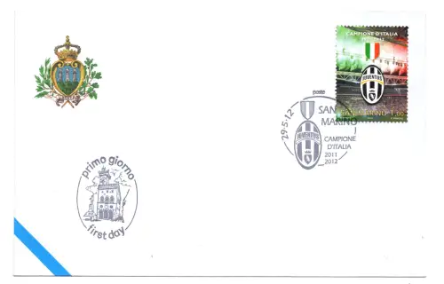 Juventus Champion 2012 San Marino Fußball Offizielle Absage