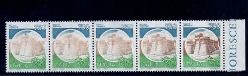 Castello Lire 750 Sorte verblassender brauner Streifen