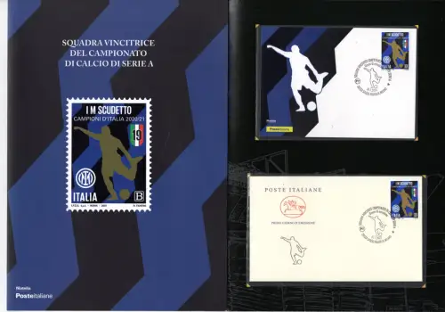 Folder Inter Campione d'Italia 2021 - Selten - Fußball