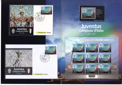 Folder Juventus Campione d'Italia 2012 - Fußball