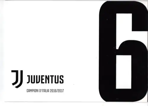 Folder Juventus Campione d'Italia 2017 - Fußball