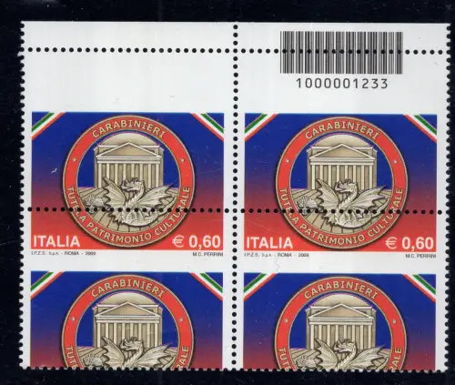 Carabinieri Steuerung Barcode Sorte