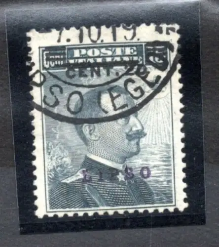 Ägäische Insel Lipso Michetti Cent. 20 von 15 Nr. 8 gebraucht