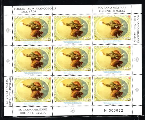 SMOM - 2015 Internationales Jahr des Lichts - Kleinbogen postfrisch