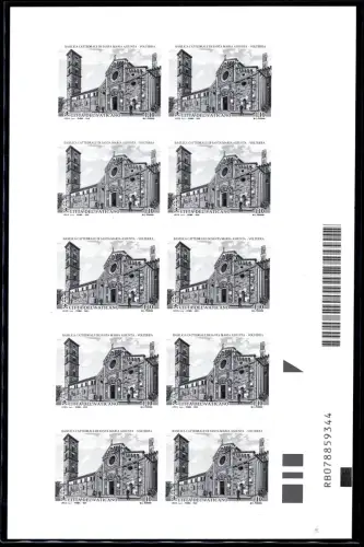 2020 Kathedrale S. M. Assunta Volterra - Minifoglio MNH