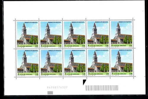 2020 Basilica di Aquileia - Minifoglio MNH