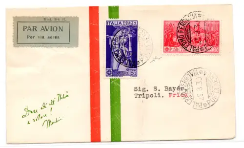 1930 Flug Palermo/Tripoli vom 25.8.30 - Longhi Nr. 2231