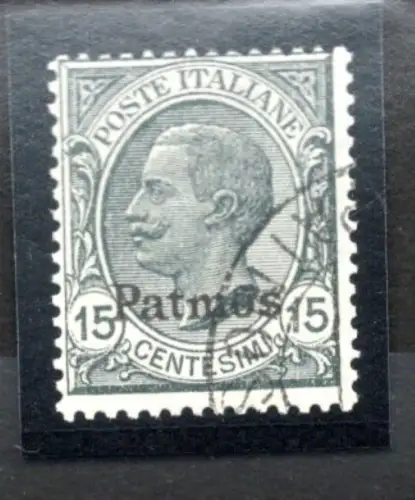 Ägäische Insel Patmo - Cent. 15 Nr. 10 gebraucht