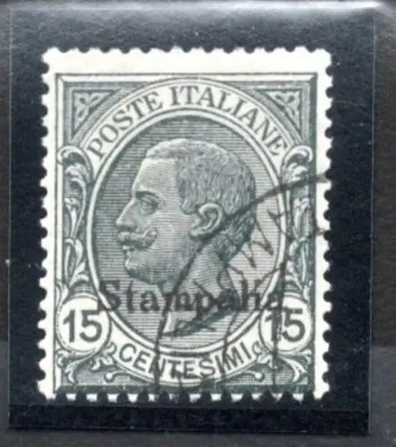 Ägäische Insel Stampalia - Cent. 15 Nr. 10 gebraucht