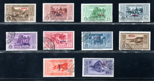 Ägäis Insel Nisiro - Garibaldi Nr. 17/26 komplette Serie gebraucht