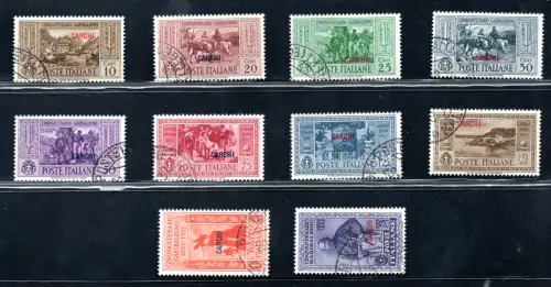 Ägäische Insel Carchi - Garibaldi Nr. 17/26 komplette Serie gebraucht