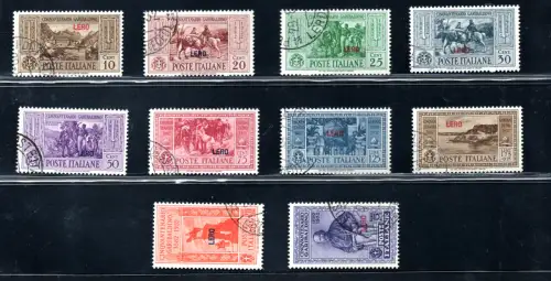 Ägäische Insel Lero - Garibaldi Nr. 17/26 komplette Serie gebraucht