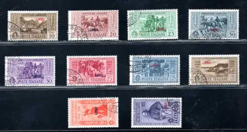 Ägäische Insel Lipso - Garibaldi Nr. 17/26 komplette Serie gebraucht