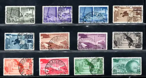 Allgemeine Ausgaben - 1934 Fußballmeisterschaften + P.A. komplette Serie