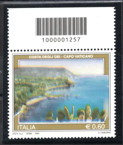 2009 Turistica 'Capo Vaticano' Druck außerhalb des Registers Barcode