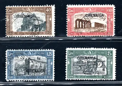 Kyrenaika - 1927 Miliz I Nr. 38/41 Serie gebraucht