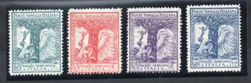 1928 Somalia It. - Afrikanische Gesellschaft Nr. 112/115 Serie MNH