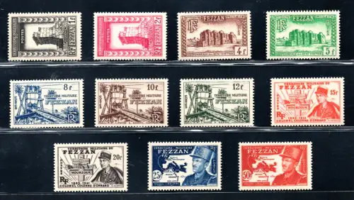 Fezzane Ghadames - Ordinaria n. 1/15 Serie MNH