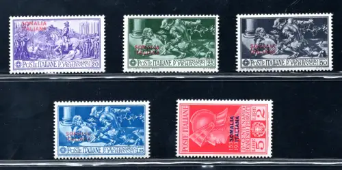 Somalia It. Ferrucci Nr. 133/137 Serie kpl MNH