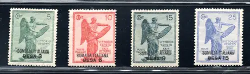 Italienisches Somalia - Vittoria n. 30/33 Serie kpl MNH