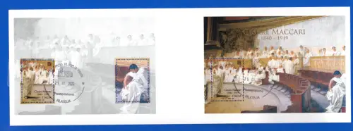 2019 Maccari - Blatt Nr. 114A mittig nicht gefaltet gebraucht