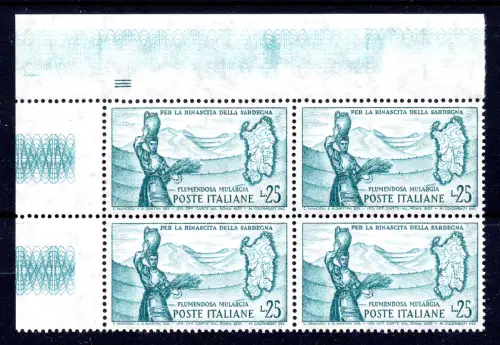 Flumendosa stars II Nr. 826/I Viertel a. von f. mit römischer Nummer III