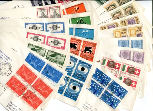 1962 komplett im Viertel auf 22 FDC Capitolium Konvolut