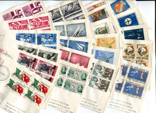 1965 komplett im Viertel auf 22 FDC Capitolium Konvolut