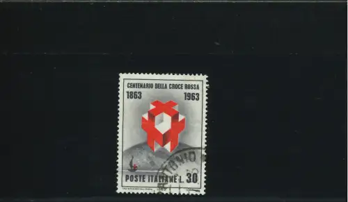 ROTES KREUZ 30 L. WEISSE ZEILE ÜBER POST